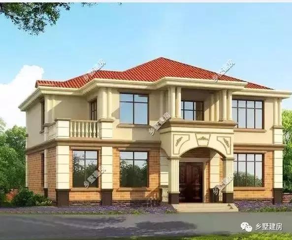 這款二層別墅設計戶型除了外觀簡單大氣，室內的裝修也很溫馨精致