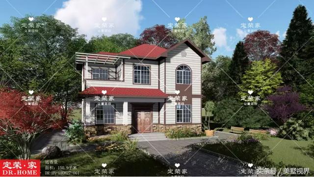 三套農村自建房別墅設計圖分享，性價比超高，一層二層都有