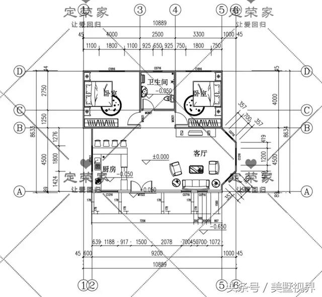 三套農村自建房別墅設計圖分享，性價比超高，一層二層都有