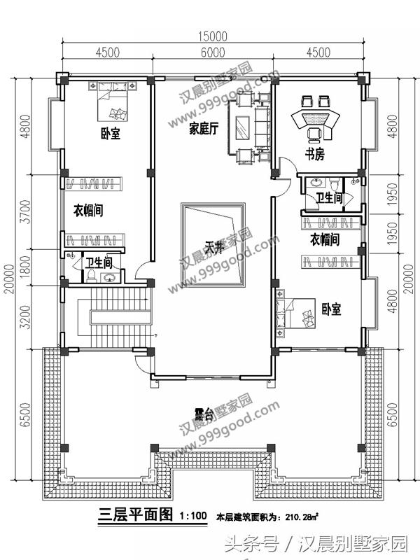 新中式經(jīng)典現(xiàn)代別墅設(shè)計圖，帶游泳池，簡直就是夢想中的房子
