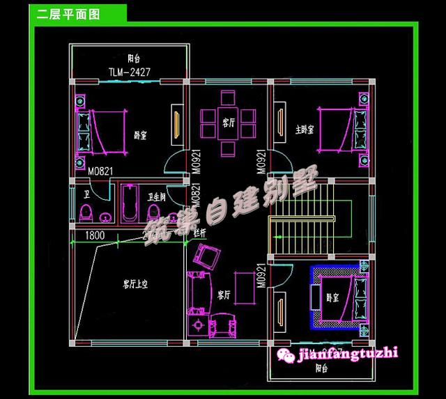 帶庭院農(nóng)村自建別墅設(shè)計圖，不管院子設(shè)在前邊后邊，都有好處