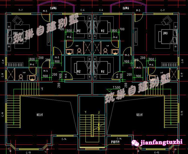 帶庭院農(nóng)村自建別墅設(shè)計圖，不管院子設(shè)在前邊后邊，都有好處