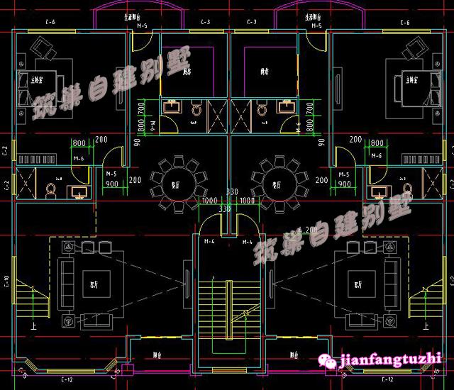帶庭院農(nóng)村自建別墅設(shè)計圖，不管院子設(shè)在前邊后邊，都有好處
