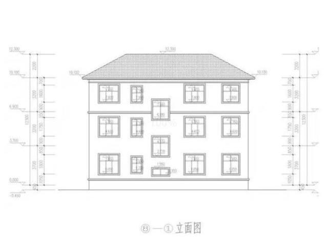 三層小別墅設計圖方案，施工便利，建成之后，必定會成為村里的一大亮點