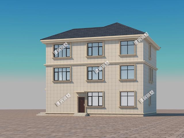 三層臨街別墅設(shè)計圖，做點小生意也是很不錯的