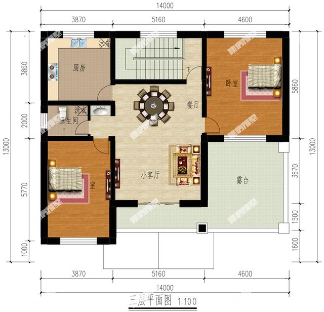 三層臨街別墅設(shè)計圖，做點小生意也是很不錯的