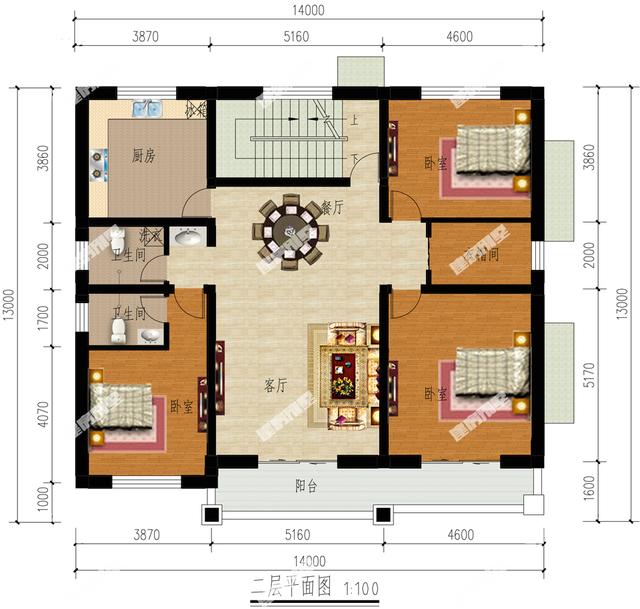 三層臨街別墅設(shè)計圖，做點小生意也是很不錯的