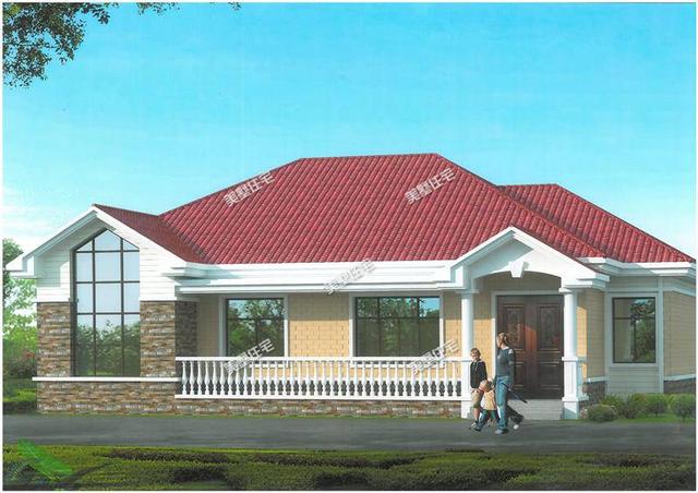 7款最受農村歡迎的一層別墅設計圖，美觀洋氣，施工簡單