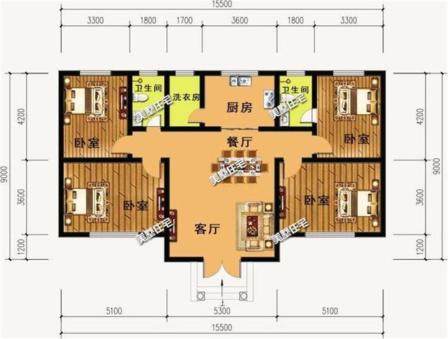 7款最受農村歡迎的一層別墅設計圖，美觀洋氣，施工簡單