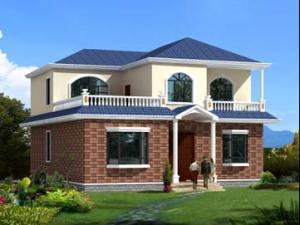 5款二層農村自建房全套設計施工圖，占地面積約170平方米