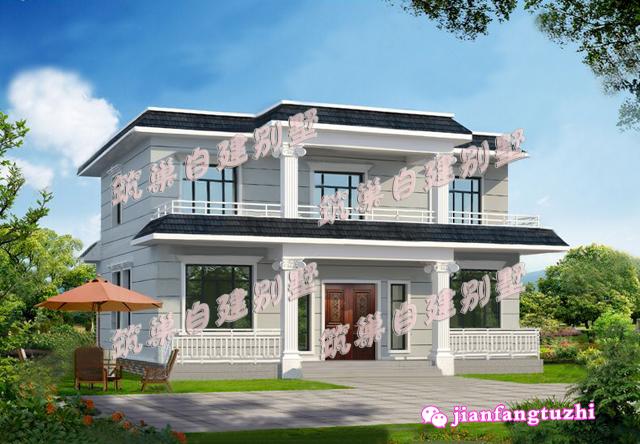 6套農村二層別墅設計圖，喜歡哪套建哪套