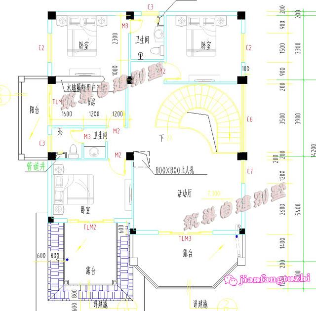 3套鄉(xiāng)村別墅設計圖，現(xiàn)在農村隨處可見都是漂亮的別墅