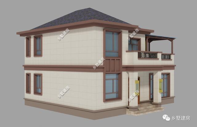 農村別墅設計圖，12X10米，造價18萬，還沒建房的抓緊了