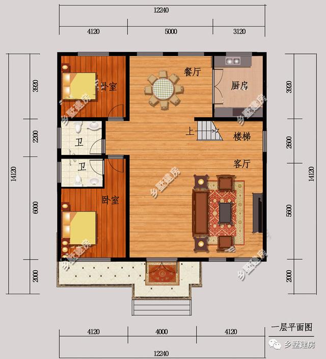 中國人講究落葉歸根，回故鄉建一棟屬于自己的別墅，這款別墅設計圖推薦給你