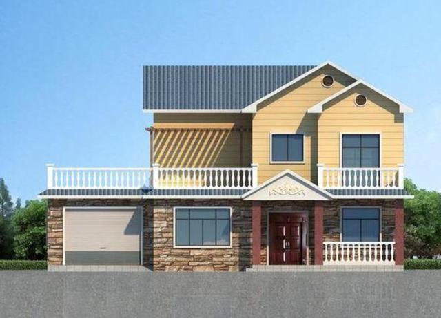 推薦兩款質樸型的農村二層自建房，磚混結構設計方案，6室3廳