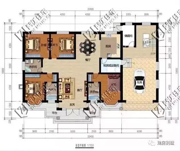宅基地大的看過來了，這兩款不同風(fēng)格的一層別墅設(shè)計圖介紹給你們