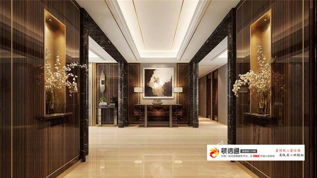 武漢華僑城350㎡輕奢風別墅裝修案例 有質感的生活品質