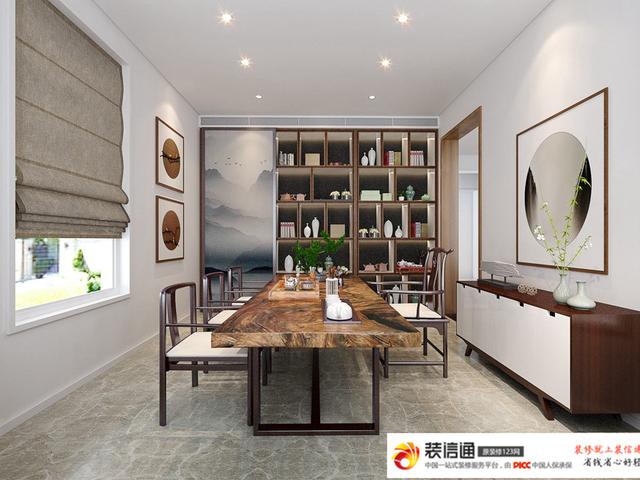 新中式別墅裝修案例，雅俗共賞東方韻！