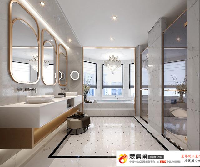 新中式別墅裝修案例，雅俗共賞東方韻！