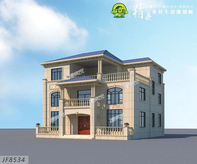 三層歐式別墅設計圖，設計精美，溫馨舒適，大氣典雅！