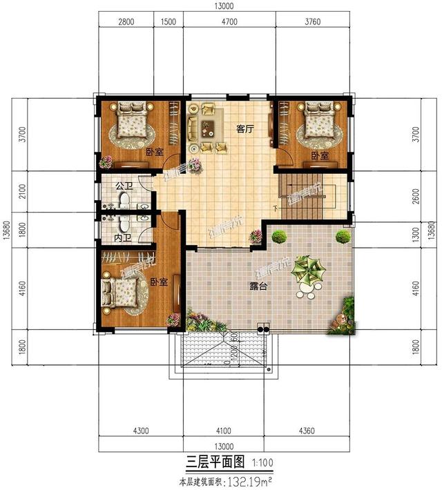 三層歐式別墅設計圖，設計精美，溫馨舒適，大氣典雅！