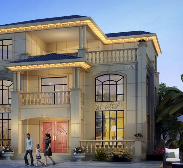 三層歐式別墅設計圖，設計精美，溫馨舒適，大氣典雅！