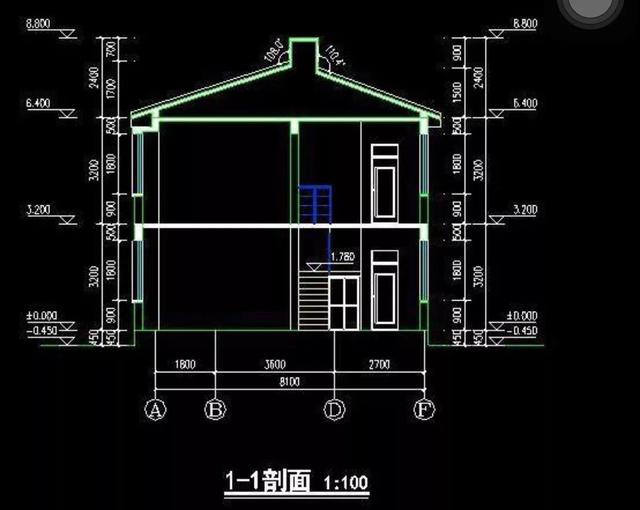 占地不足100平米的二層現代風格小別墅設計圖，簡約時尚，只需要20萬，非常吸引人。