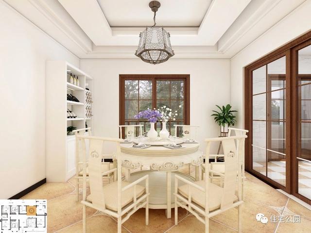 10×18米一層北歐風別墅設計圖，帶車庫，清新自然，布局靈巧方便。