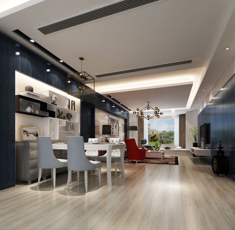 176平三居室半包15萬裝修完成，現代簡約風，裝修完效果非常好。