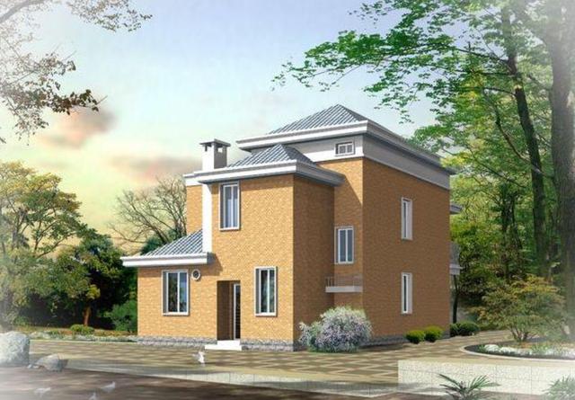 占地80平的二層設計圖，帶閣樓，滿足三口之家的生活。