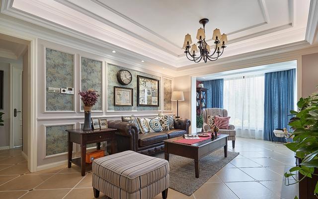 新房138平美式風格裝修完成，這樣的裝修，只有在美式大片里才能看到