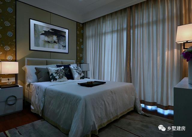 9x12米二層半農村別墅設計圖，帶車庫，外觀造型簡約、大氣。