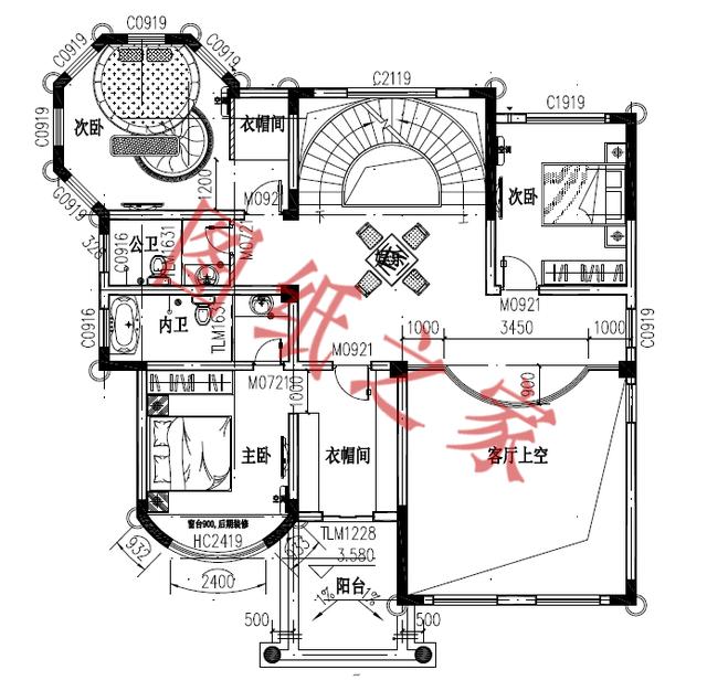 6棟三層別墅設(shè)計圖，居住方便實用，適合農(nóng)村自建房，你有喜歡的嗎?