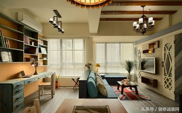 86㎡條田園風裝修，享受寧靜安逸的幸福感、悠閑慵懶的自由感。