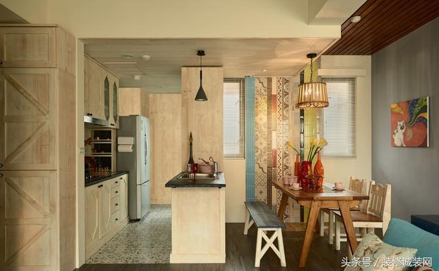 86㎡條田園風裝修，享受寧靜安逸的幸福感、悠閑慵懶的自由感。