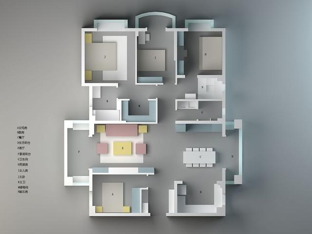 118平米的小戶型美式風(fēng)格裝修，簡潔而又舒適，看完兒童房我忍不住笑了！