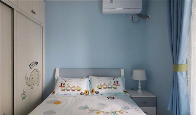 96平米兩居室地中海裝修風格完成，清爽怡人，大包9萬