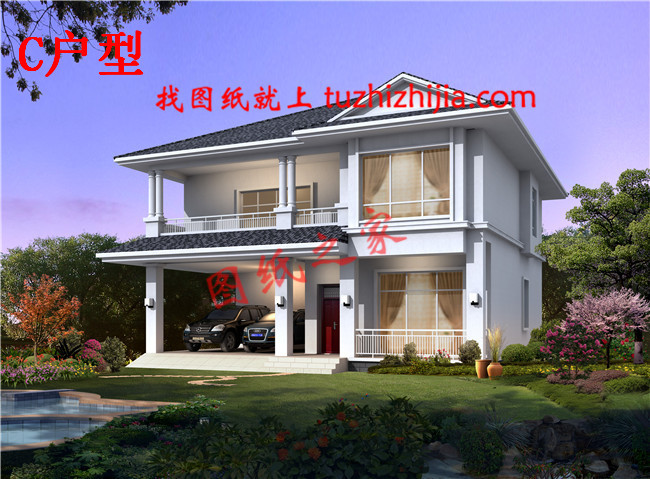 好看又簡(jiǎn)單的二層樓房設(shè)計(jì)圖紙,戶型還實(shí)用