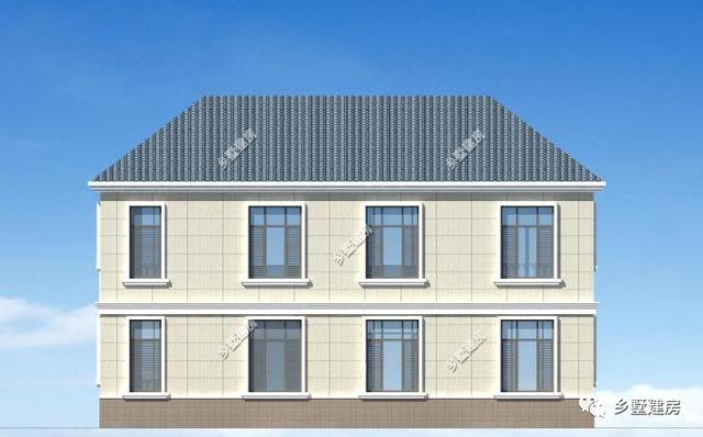 兩款宅基地小的二層別墅設計圖，精致大氣，造價只要17萬？