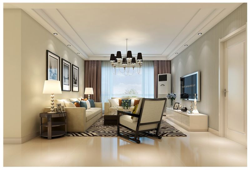 86平米三居室小夫妻全包花了13萬 元裝修的現代簡約風格，效果真不錯。