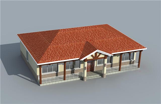 一層農村別墅設計圖，設計新穎，不僅住著舒服，而且造價經濟實惠。