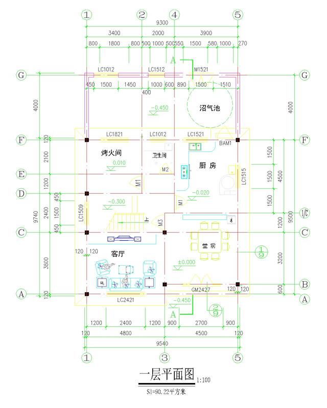 占地100平米的徽派三層自建房設計圖，融風俗文化之精華，更具古典美。