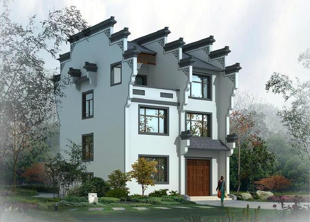 占地100平米的徽派三層自建房設計圖，融風俗文化之精華，更具古典美。