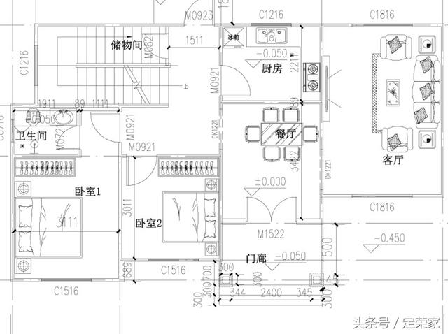 162㎡二層地中海迷你別墅設計圖，五室二廳二衛，精致美觀，這才叫藝術！