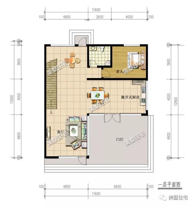 11X12米二層現(xiàn)代別墅設(shè)計(jì)圖，帶戶外平臺(tái)，簡潔而不簡單