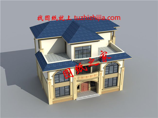 50萬左右農村三層別墅設計圖紙，帶大露臺