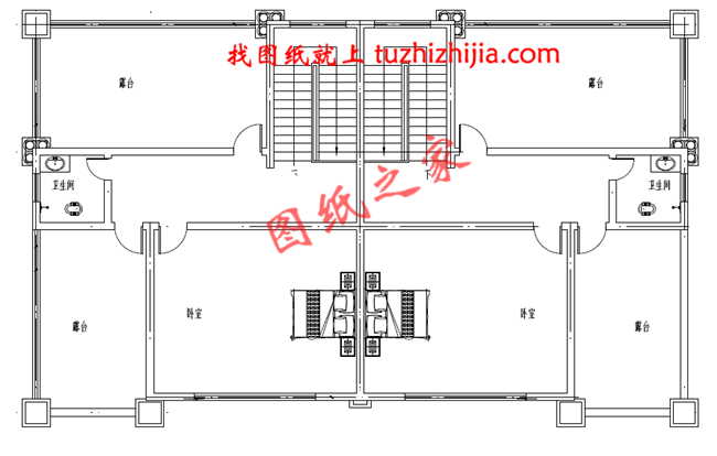 農村兄弟雙拼三層小別墅設計圖紙，帶地下室，帶地下車庫