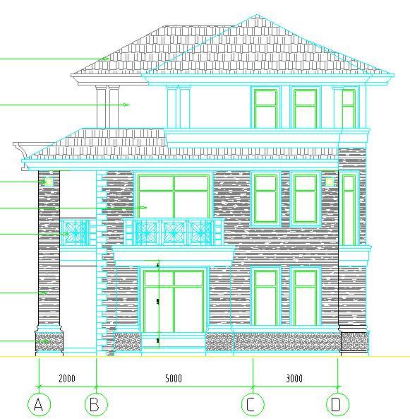 17×9米新型農村別墅設計圖，帶獨立車庫+半旋轉樓梯+堂屋