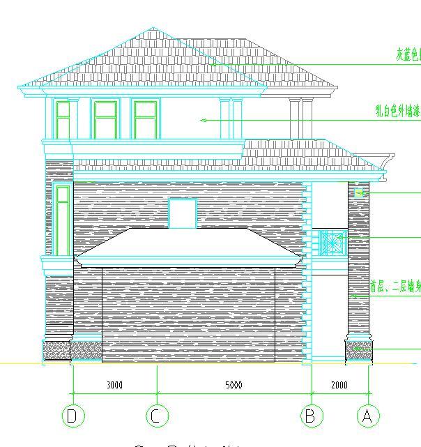 17×9米新型農村別墅設計圖，帶獨立車庫+半旋轉樓梯+堂屋