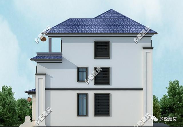 13x12米新中式三層別墅設計圖，時尚、古典、大氣，這才是對新中式最好的詮釋！